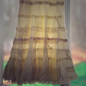 Vintage boho Midi skirt